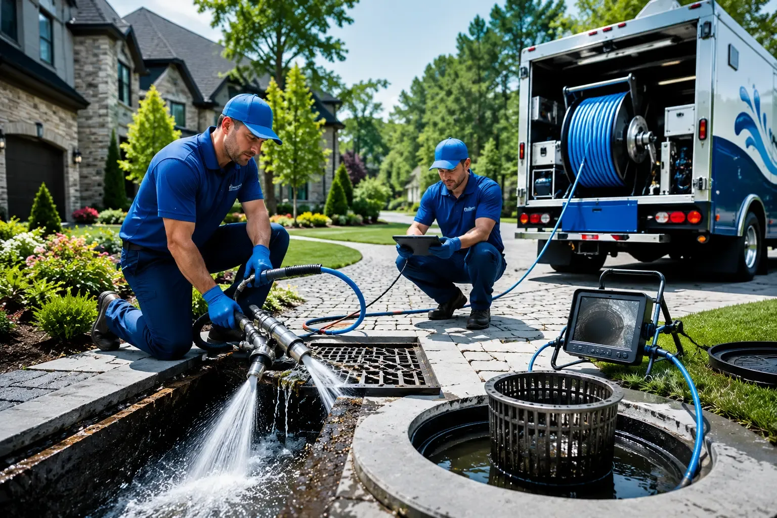Local outdoor drain cleaning professionals in North Haven, CT